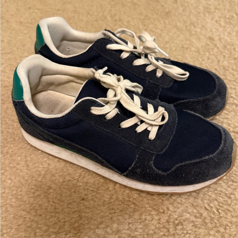 J. Crew Blue and Green Trainers Sz 6.5